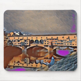 Das Poster der Ponte Vecchio Card - Akryldrucke Mousepad