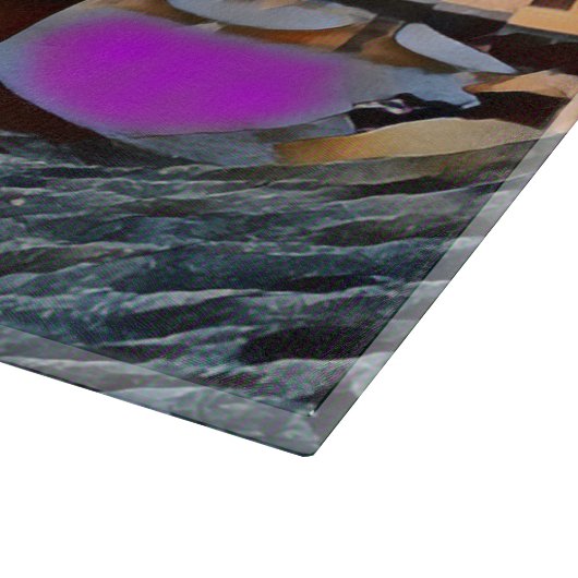 Das Poster der Ponte Vecchio Card - Akryldrucke Schneidebrett (Ecke)