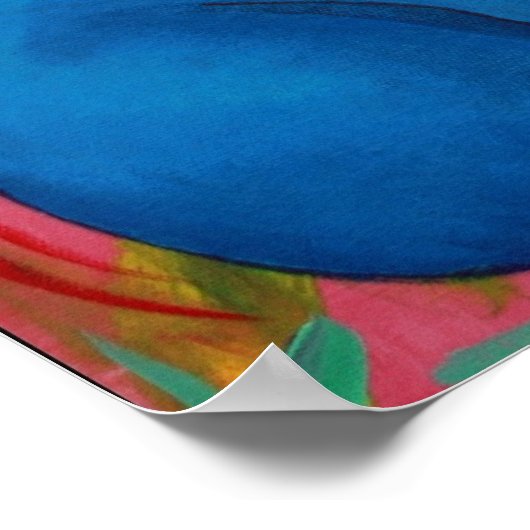 Das Poster der schlechten Blues-Knochen (Ecke)