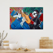 Das Poster der schlechten Blues-Knochen (Küche)