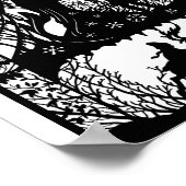 Das Poster der Schneekönigin (Ecke)