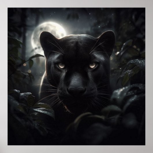 Das Poster der schwarzen Panther (Vorne)
