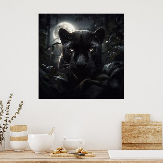 Das Poster der schwarzen Panther (Küche)