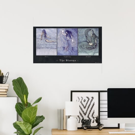 Das Poster der Storms-Serie (Heimbüro)