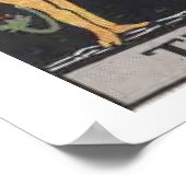 Das Poster der Tarot-Karte des Teufels (Ecke)