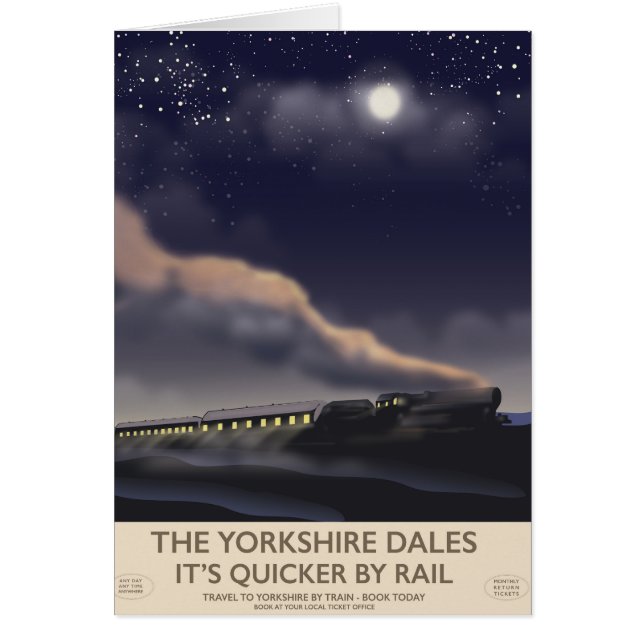 Das Poster der Yorkshire Dales Railway (Vorne)