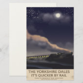Das Poster der Yorkshire Dales Railway Briefpapier (Vorne/Hinten)