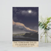 Das Poster der Yorkshire Dales Railway Briefpapier (Stehend Vorderseite)
