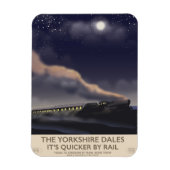 Das Poster der Yorkshire Dales Railway Magnet (Vertikal)