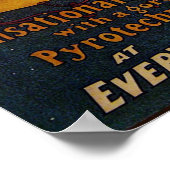 Das Poster des Ballonpferdes (Ecke)