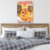 Das Poster des Big Minstrel JubileeGymnasts des We Leinwanddruck (Insitu (Schlafzimmer))
