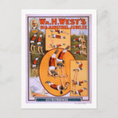 Das Poster des Big Minstrel JubileeGymnasts des We Postkarte (Vorderseite)