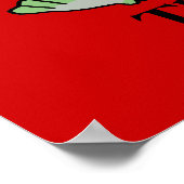 Das Poster des Codvaters druckt Fisch (Ecke)