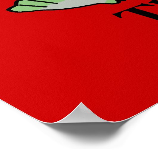 Das Poster des Codvaters druckt Fisch (Ecke)