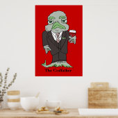 Das Poster des Codvaters druckt Fisch (Küche)