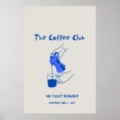 Das Poster des Coffee Club (Vorne)