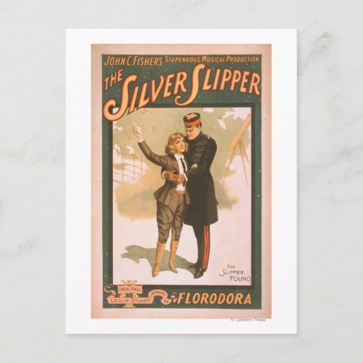 Das Poster des Silver Slipper Musical Theaters #1 Postkarte (Vorderseite)