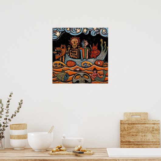 Das Poster des Teufels (Küche)