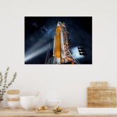 Das Poster des Weltraumbahnsystems der NASA (Küche)