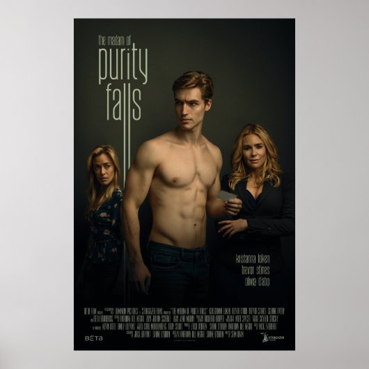 Das Poster "Frau des Reinheitsfalles" (Vorne)