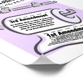 Das Poster für das Toilettenpapier (Ecke)