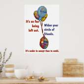 Das Poster für Freunde erweitern (Küche)