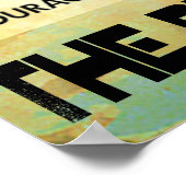 Das Poster für Kampfkunst zusammenstellen (Ecke)