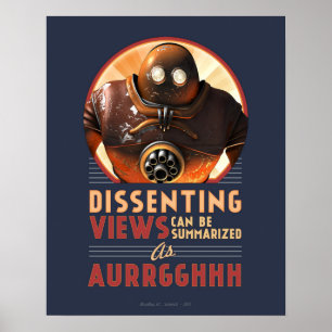 Das Poster kann zusammengefasst werden (16x20")