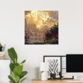 Das Poster "Unter den Sierra Nevada" (Heimbüro)