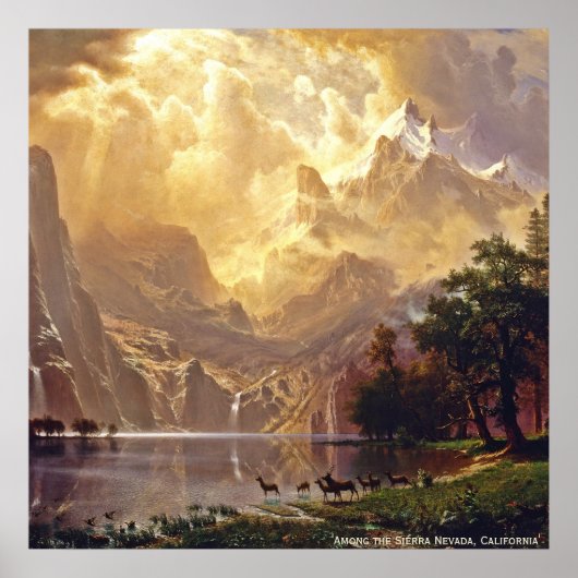 Das Poster "Unter den Sierra Nevada" (Vorne)