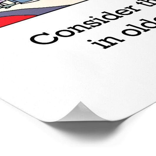 Das Poster Wert in älteren Zuhause (Ecke)