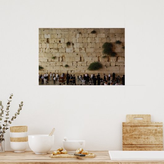 Das Poster "Western Wall/Wing Wall" (Küche)