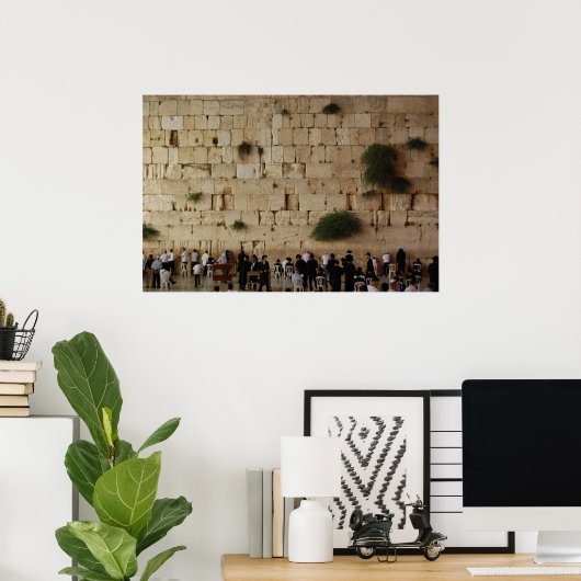 Das Poster "Western Wall/Wing Wall" (Heimbüro)