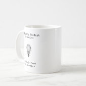 Das Potenzial von Schülern durch Mathematik freise Kaffeetasse (Vorderseite Links)