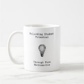 Das Potenzial von Schülern durch Mathematik freise Kaffeetasse (Links)