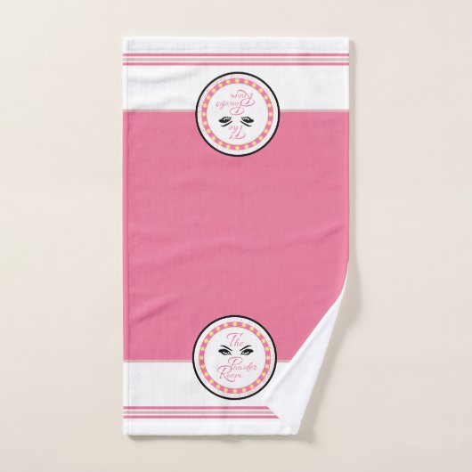 Das Powderzimmer (pink) Handtuch (Handtuch)
