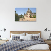 Das prächtige Chateau de Pressac und der Garten Leinwanddruck (Insitu (Schlafzimmer))