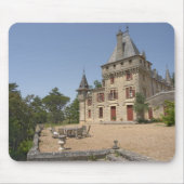 Das prächtige Chateau de Pressac und der Garten Mousepad (Vorne)