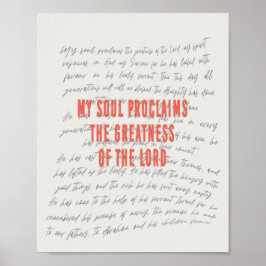 Das prächtige Gebet-Poster Poster