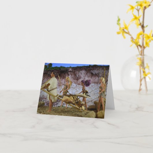 Das prähistorische Leben. Karte (Gelbe Blume)