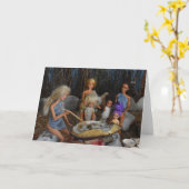 Das prähistorische Leben. Karte (Gelbe Blume)