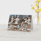 Das prähistorische Leben. Karte (Gelbe Blume)