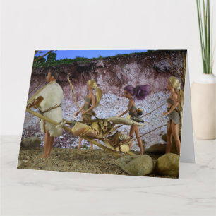 Das prähistorische Leben. Karte