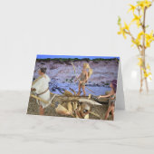 Das prähistorische Leben. Karte (Gelbe Blume)