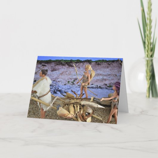 Das prähistorische Leben. Karte (Vorderseite)