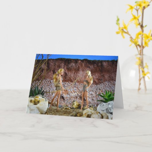 Das prähistorische Leben. Karte (Gelbe Blume)