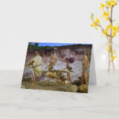 Das prähistorische Leben. Karte (Gelbe Blume)