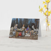 Das prähistorische Leben. Karte (Gelbe Blume)