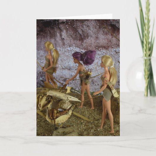 Das prähistorische Leben. Karte (Vorderseite)