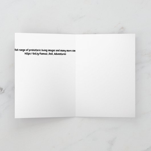 Das prähistorische Leben. Karte (Innenseite)